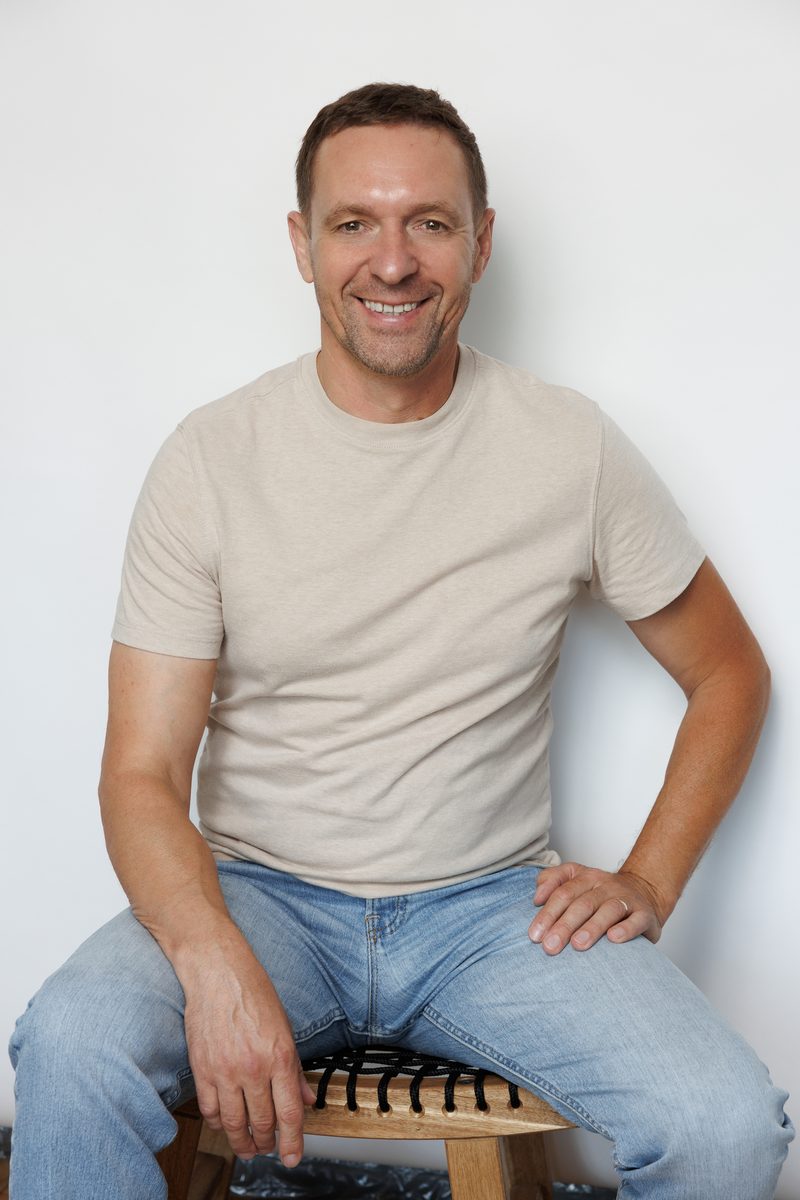 Studio business portrait of a company founder
