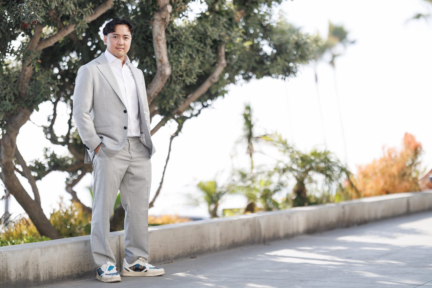 On-location business portrait of an agency founder