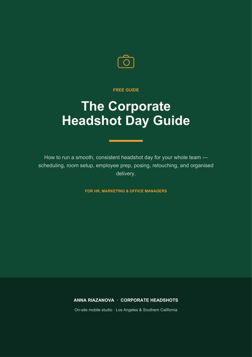 The Team Headshot Prep Guide — free PDF